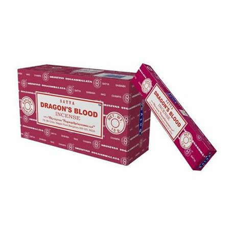 Dragons Blood Incense Sticks Satya 15g Box Of Twelve Special Offer