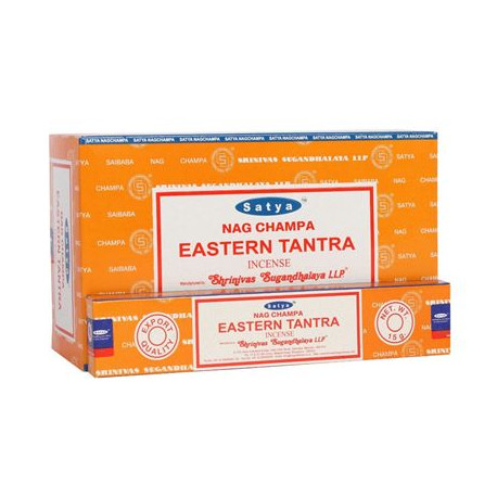 Eastern Tantra Satya Incense Sticks 15g Box of Twelve Special Offer