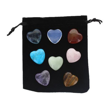 Eight Heart Gift Set with Drawstring Pouch