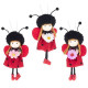 Fairy Ladybirds Set Of Three Hangers