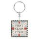 First Class Pad Wooden Keyring