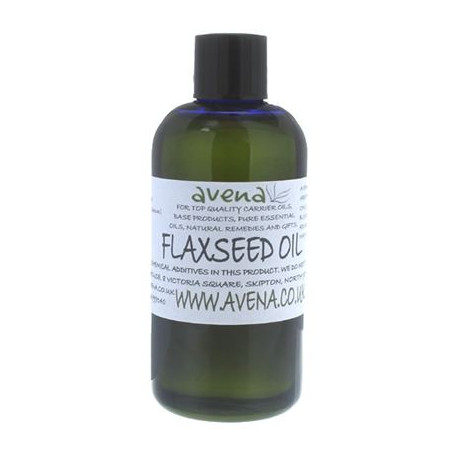 Flaxseed Oil Cold Pressed -Linum usitatissimum- 100ml Bottle