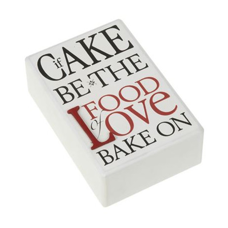 Food of Love Wooden Block Large