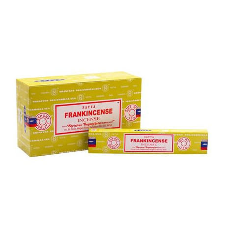 Frankincense Satya Incense Sticks 15g Box Of Twelve Special Offer