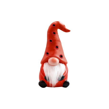 Gnome Gonk Red With Spotty Hat & Beard