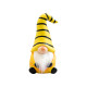 Gnome Gonk Yellow With Striped Hat &amp; Beard