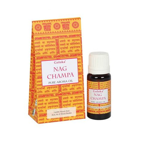 Goloka Nag Champa Fragrance Oil 10ml