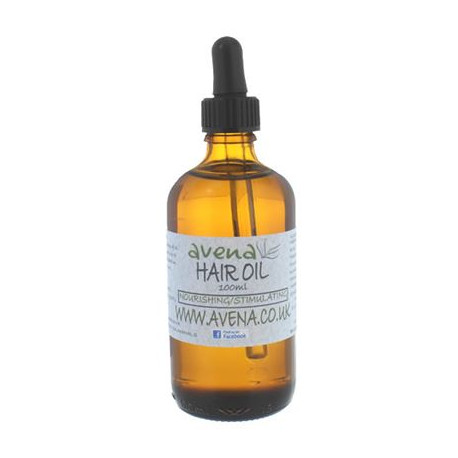 Hair Oil - Natural Aromatherapy Treatment 100ml Glass Bottle with Pipette