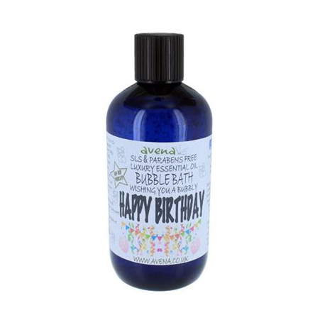 Happy Birthday Gift Bubble Bath SLS & Paraben Free Delicate Ylang Ylang 250ml