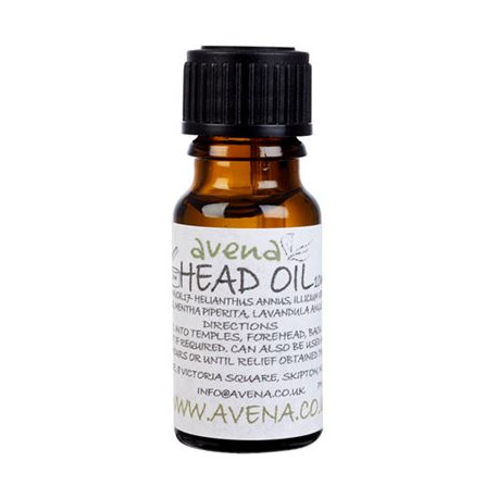 Head Oil A natural alternative to headache & migraine pills 10ml Dropper Bottle