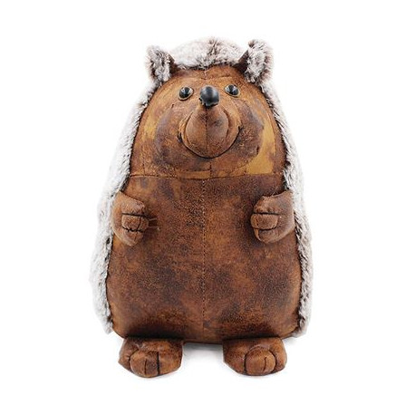 Hedgehog Antique Brown Doorstop