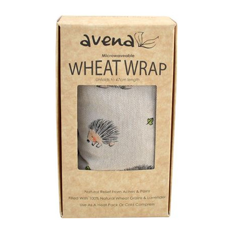 Hedgehog Print Wheat Wrap In Gift Box