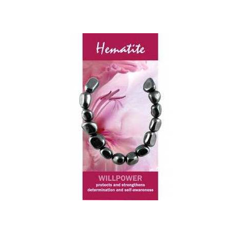 Hematite Bracelet Natural Jewellery for Willpower