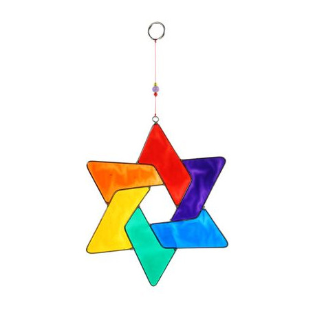 Hexagram Shaped Window Suncatcher