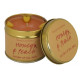 Honey &amp; Peach Candle in a Tin