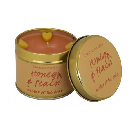 Honey & Peach Candle in a Tin