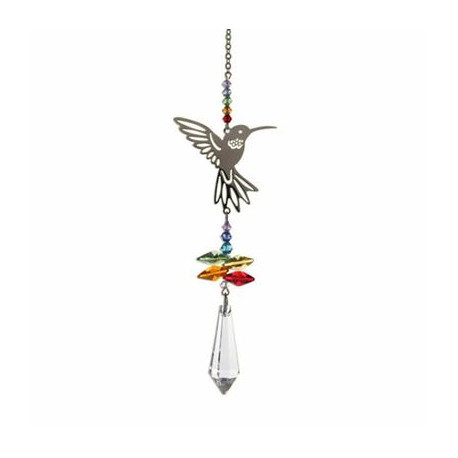 Hummingbird Crystal Fantasy Rainbow Maker 24cm