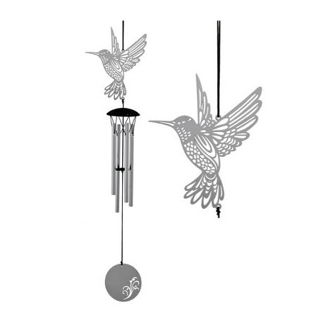 Hummingbird Flourish Woodstock Wind Chime