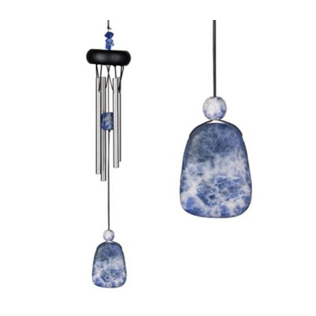 Lapis Lazuli Precious Stone Wind Chime from Woodstock