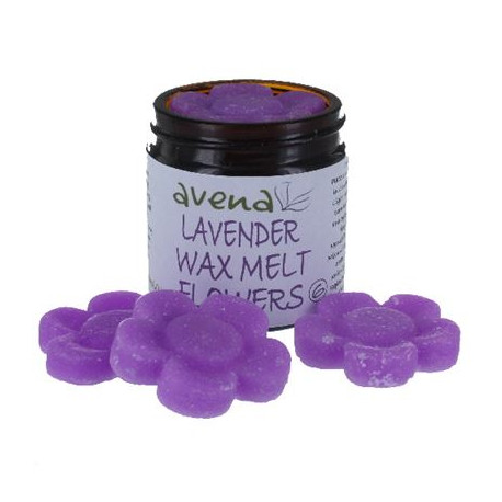 Lavender Wax Melt Flowers Jar of 6