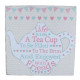 Life Is Like A Tea Cup Large Word Block