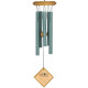 Mars Chime Verdigris Light Wood Finish