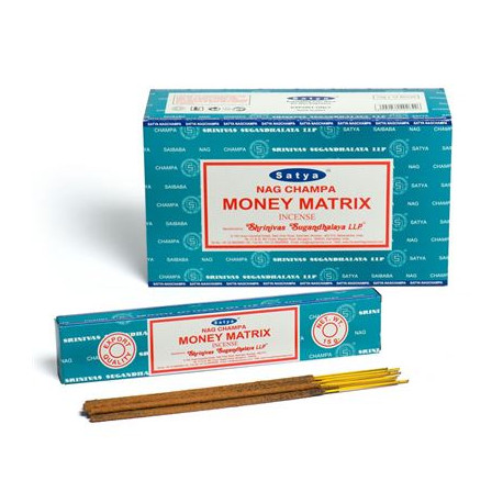 Money Matrix Satya Incense Sticks 15g Box of Twelve Special Offer