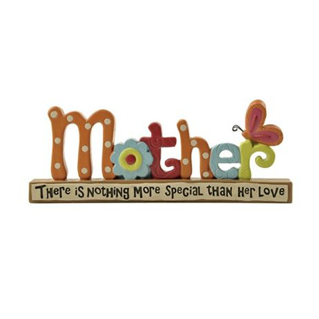 Mother Love Block with Butterfly