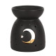 NOW REDUCED - Mystical Moon Black Cut Out Oil Burner