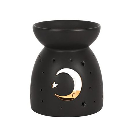 NOW REDUCED - Mystical Moon Black Cut Out Oil Burner