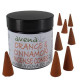 Orange and Cinnamon  Large Incense Cones 20&#039;s Jar