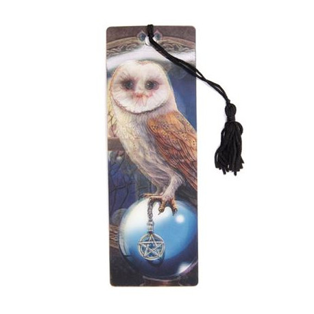 Owl Spell Keeper 3D Bookmark by Lisa Parker