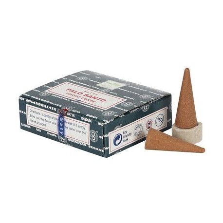 Palo Santo Satya Incense Dhoop Cones 12s