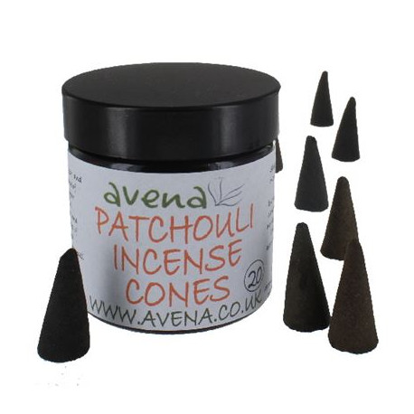 Patchouli  Large Incense Cones 20's Jar