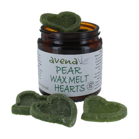 Pear Wax Melt Hearts Jar of 8