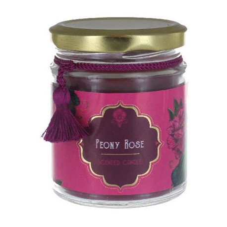 Peony Rose Scented Candle In A Jar