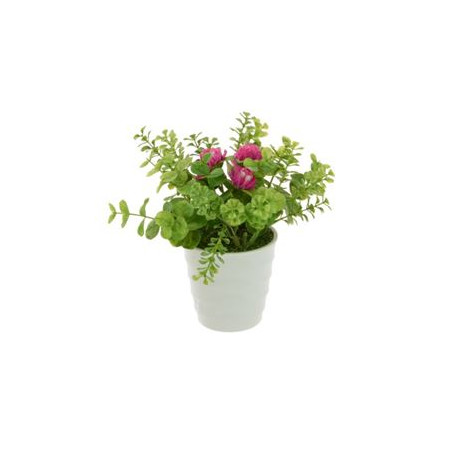 Pink Small Pot Realistic Artificial Plant