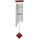 Polaris Chime Silver with Dark Wood Finish