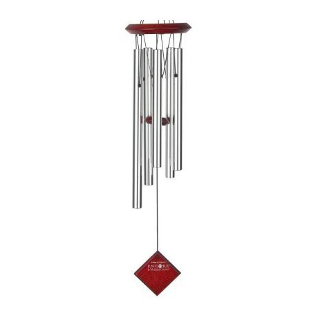 Polaris Chime Silver with Dark Wood Finish