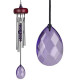 Purple Gem Drop Crystal Chime From Woodstock