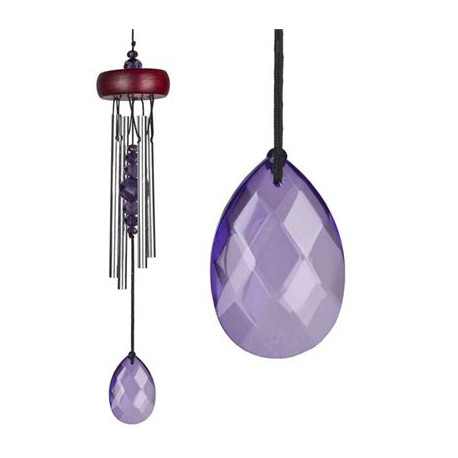 Purple Gem Drop Crystal Chime From Woodstock