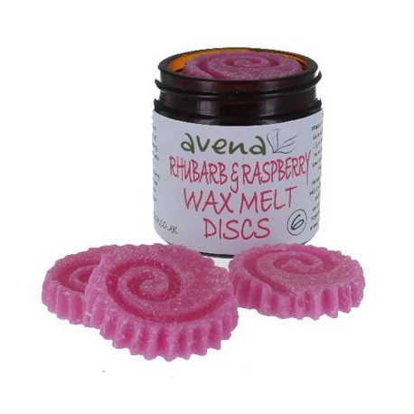 Rhubarb & Raspberry Wax Melt Discs Jar of 6