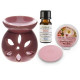 Rose Oil Burner Gift Set in Box