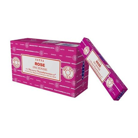 Rose Satya Incense Sticks 15g Box Of Twelve Special Offer