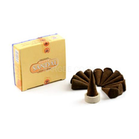 Sandalwood Satya Incense Dhoop Cones 12's Box 1 Box -12 cones-