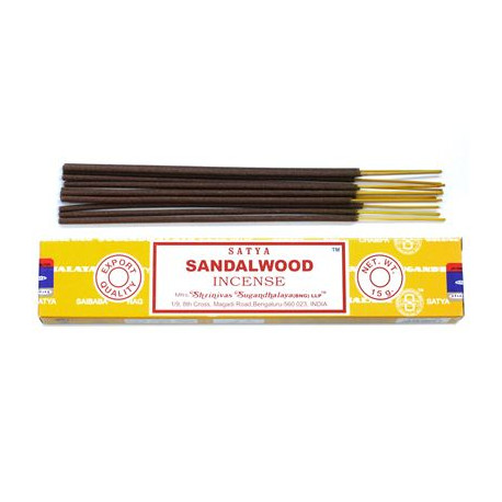 Sandalwood Satya Incense Sticks 15g Box