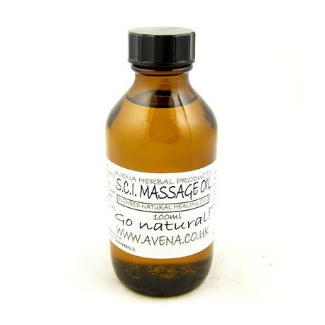 SCI Massage Oil - a natural oil for use on sciatica or circulation problems 100ml Bottle