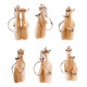 Set of 6 Meerkat Keyrings