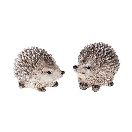 Set Of Two Country Hedgehogs