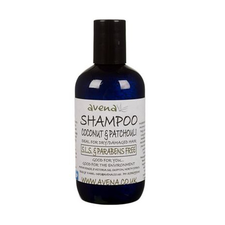 Shampoo with Coconut & Patchouli - SLS & paraben free shampoo 250ml Bottle